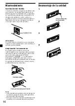 Предварительный просмотр 34 страницы Sony XR-4900 Operating Instructions Manual