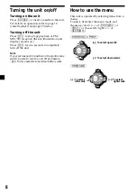 Предварительный просмотр 8 страницы Sony XR-4950X Operating Instructions Manual