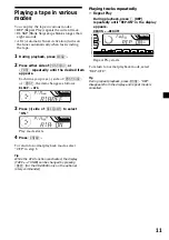 Предварительный просмотр 11 страницы Sony XR-4950X Operating Instructions Manual