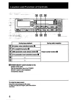 Предварительный просмотр 6 страницы Sony XR-5550 - Am/fm Cassette Reciever User Manual