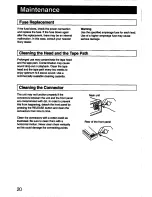 Предварительный просмотр 20 страницы Sony XR-5550 - Am/fm Cassette Reciever User Manual