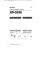 Предварительный просмотр 42 страницы Sony XR-5550 - Am/fm Cassette Reciever User Manual