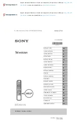 Preview for 1 page of Sony XR-55A90J Reference Manual