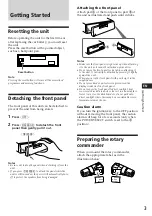 Предварительный просмотр 3 страницы Sony XR-5800R Operating Instructions Manual