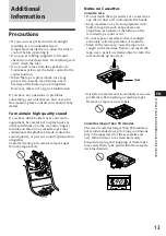 Предварительный просмотр 13 страницы Sony XR-5800R Operating Instructions Manual