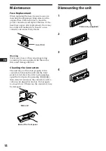 Предварительный просмотр 14 страницы Sony XR-5800R Operating Instructions Manual