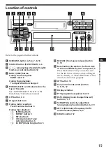 Предварительный просмотр 15 страницы Sony XR-5800R Operating Instructions Manual