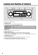 Preview for 4 page of Sony XR-6030 Operating Instructions Manual