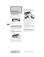 Preview for 4 page of Sony XR-6759RDS Operating Instructions Manual