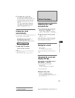 Preview for 11 page of Sony XR-6759RDS Operating Instructions Manual