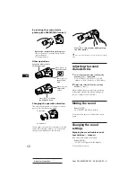 Предварительный просмотр 12 страницы Sony XR-6859RDS Operating Instructions Manual