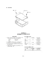 Предварительный просмотр 21 страницы Sony XR-700 Service Manual