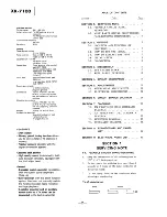 Предварительный просмотр 2 страницы Sony XR-7100 Service Manual