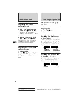 Предварительный просмотр 8 страницы Sony XR-C100 Operating Instructions Manual