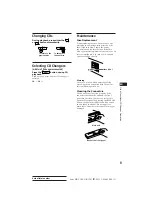 Предварительный просмотр 9 страницы Sony XR-C100 Operating Instructions Manual