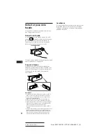 Предварительный просмотр 16 страницы Sony XR-C100 Operating Instructions Manual