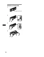 Предварительный просмотр 22 страницы Sony XR-C110 Operating Instructions Manual