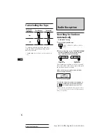 Предварительный просмотр 6 страницы Sony XR-C113 Operating Instructions Manual