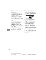 Предварительный просмотр 42 страницы Sony XR-C113 Operating Instructions Manual