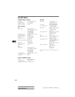 Preview for 12 page of Sony XR-C117 Operating Instructions Manual