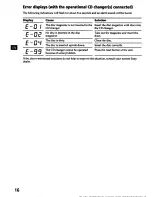 Предварительный просмотр 16 страницы Sony XR-C210 Operating Instructions Manual