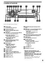 Preview for 5 page of Sony XR-C2300R Operating Instructions Manual