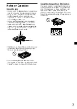 Предварительный просмотр 3 страницы Sony XR-C2600 Operating Instructions Manual