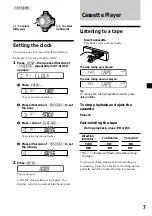 Предварительный просмотр 7 страницы Sony XR-C2604J Operating Instructions Manual