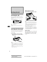 Предварительный просмотр 4 страницы Sony XR-C290 Operating Instructions Manual