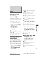 Предварительный просмотр 7 страницы Sony XR-C290 Operating Instructions Manual