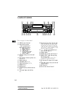 Предварительный просмотр 12 страницы Sony XR-C300 Operating Instructions Manual