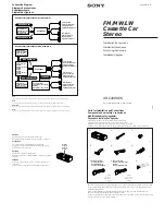 Предварительный просмотр 2 страницы Sony XR-C430RDS Installation/Connections