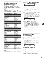 Предварительный просмотр 11 страницы Sony XR-C440RDS Operating Instructions Manual