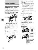 Предварительный просмотр 12 страницы Sony XR-C440RDS Operating Instructions Manual