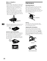 Предварительный просмотр 18 страницы Sony XR-C440RDS Operating Instructions Manual