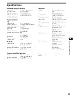 Предварительный просмотр 21 страницы Sony XR-C440RDS Operating Instructions Manual