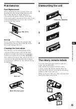 Предварительный просмотр 15 страницы Sony XR-C457 Operating Instructions Manual