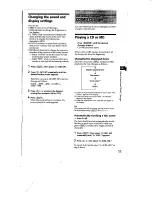 Предварительный просмотр 11 страницы Sony XR-C500 Primary Operating Instructions Manual