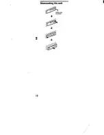 Предварительный просмотр 16 страницы Sony XR-C500 Primary Operating Instructions Manual