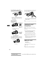 Предварительный просмотр 10 страницы Sony XR-C503 Operating Instructions Manual