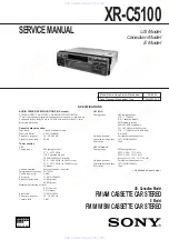 Sony XR-C5100 Schematic Diagram preview