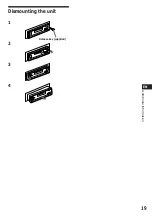 Предварительный просмотр 19 страницы Sony XR-C5100R Operating Instructions Manual