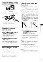 Preview for 13 page of Sony XR-C5109R Operating Instructions Manual