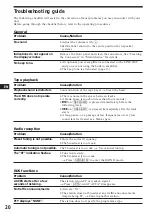 Preview for 20 page of Sony XR-C5109R Operating Instructions Manual