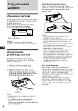 Preview for 26 page of Sony XR-C5109R Operating Instructions Manual