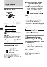 Preview for 28 page of Sony XR-C5109R Operating Instructions Manual