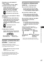 Preview for 39 page of Sony XR-C5109R Operating Instructions Manual