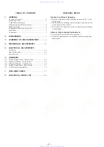 Preview for 2 page of Sony XR-C540RDS Service Manual