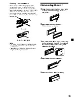 Preview for 19 page of Sony XR-C5500 Operating Instructions Manual