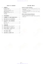 Preview for 2 page of Sony XR-C550RDS Service Manual